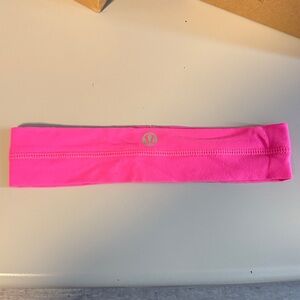 Lululemon Athletica Neon Pink Headband
